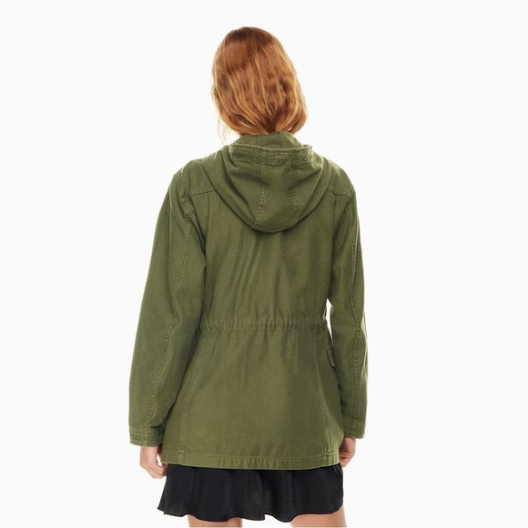 Aritzia Sunday Best Ranger Hooded Jacket In Olive Green  Size Small Utility - Picture 3 of 16